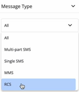message types filter